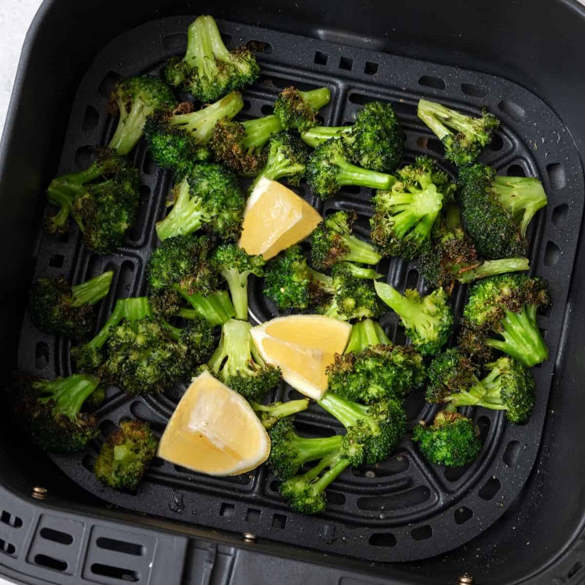 Air fryer broccoli.