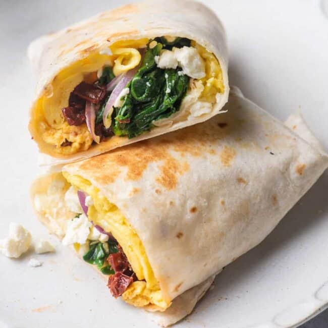 Mediterranean Egg wrap.