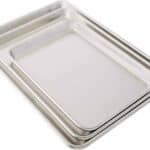 Nordic Ware 3 Piece Baker's Set, Baking Dish Sheet Pan Aluminum