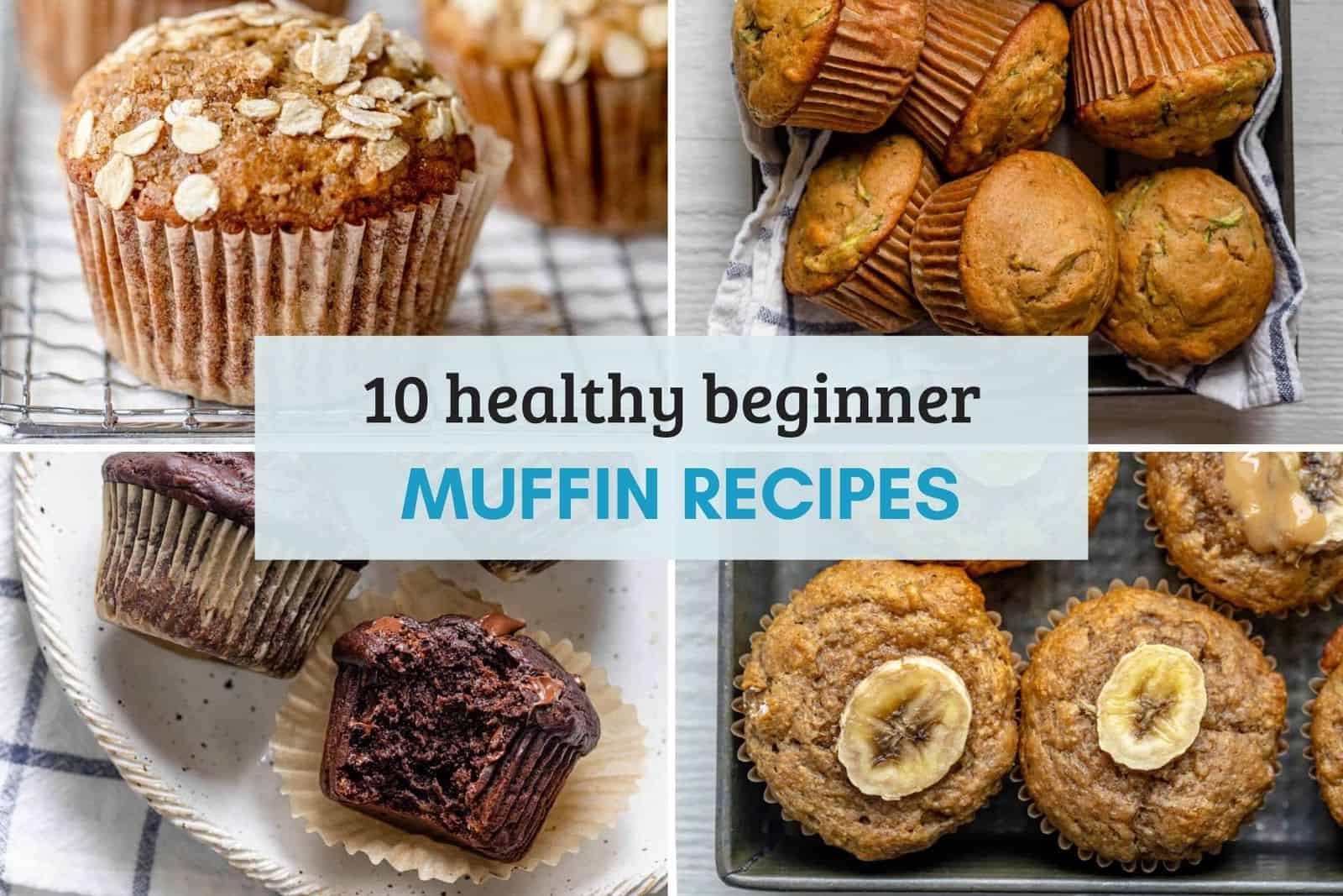 Round up of images for 10 muffin recipes