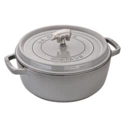 Staub 6 qt. Cast Iron Pot in Graphite Color